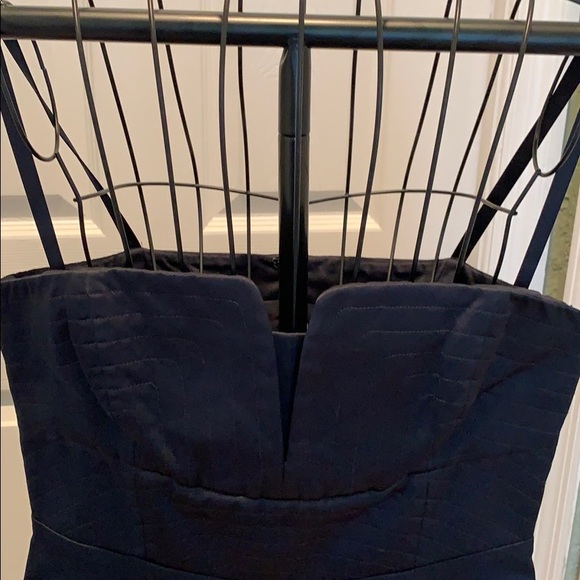 Féraud Navy Blue Spaghetti Strap Dress - Picture 2 of 8